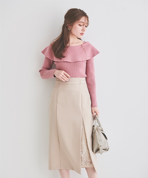 LAISSE PASSE Knit,Skirt