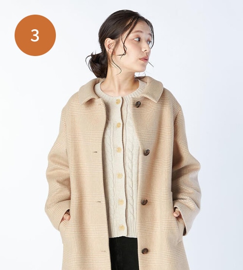 KEITH 【Lサイズ】ジーロンラムCHコート