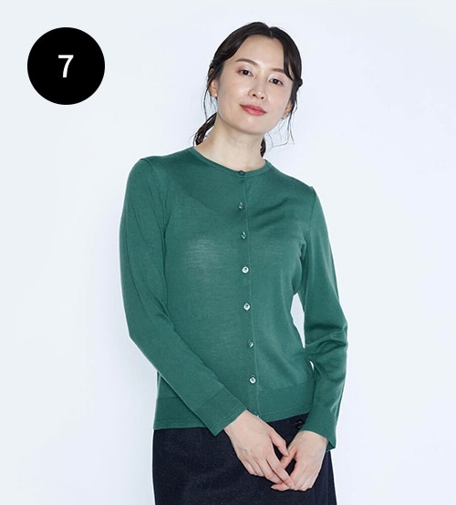 SCAPA カシウールニットカーディガン