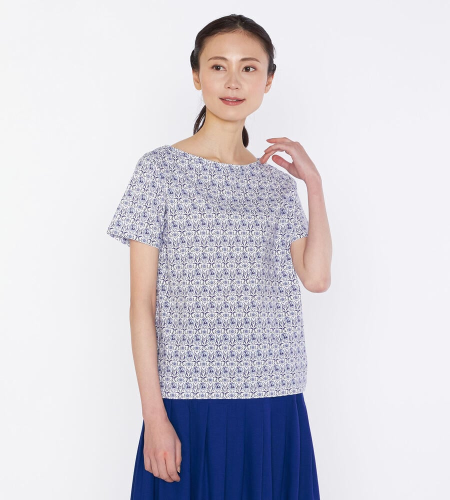 Blue Ceramicカットソー