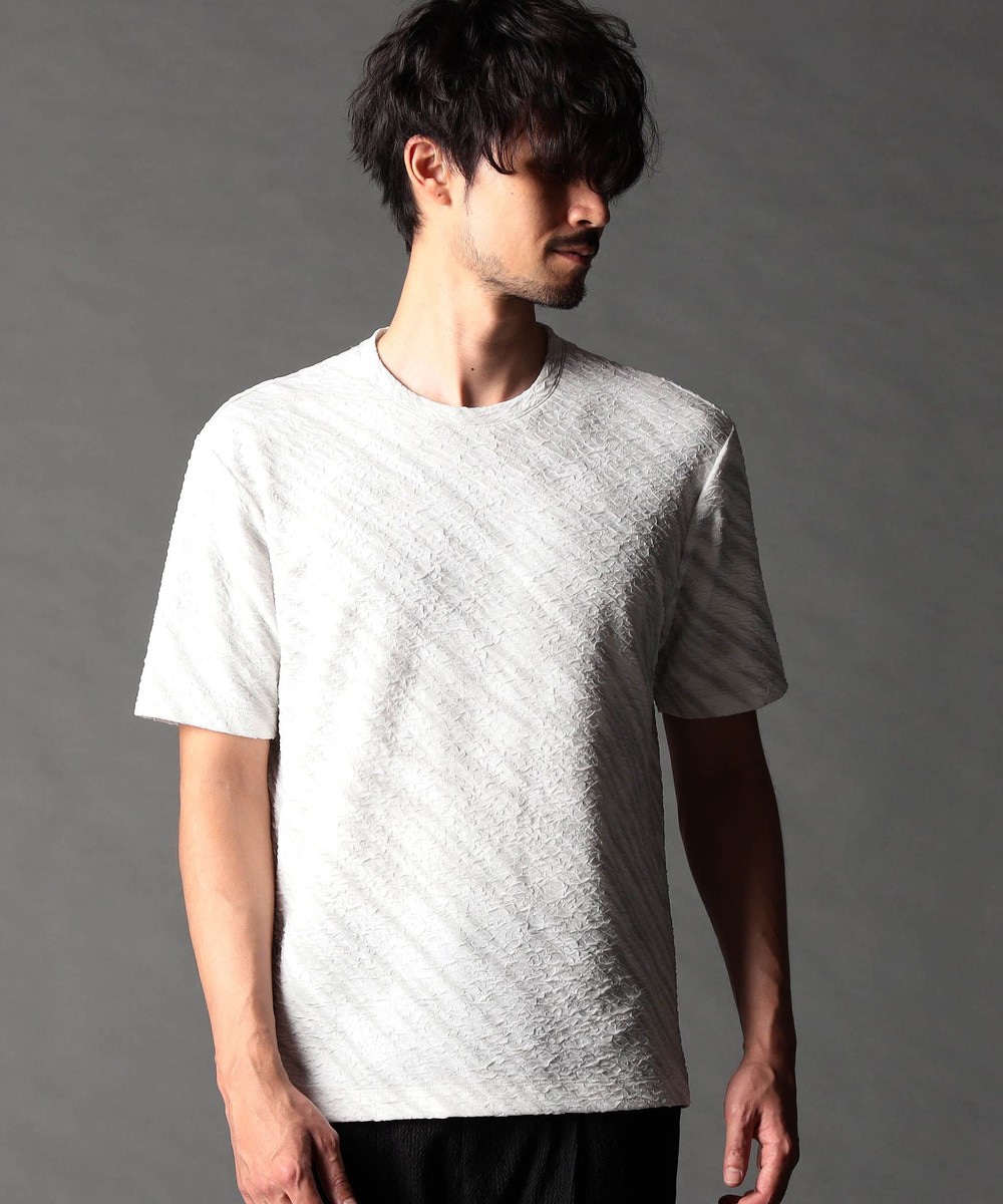 【25年モデル EC限定再販売】ゼブラ柄スプレー風ぼかしプリントTシャツ