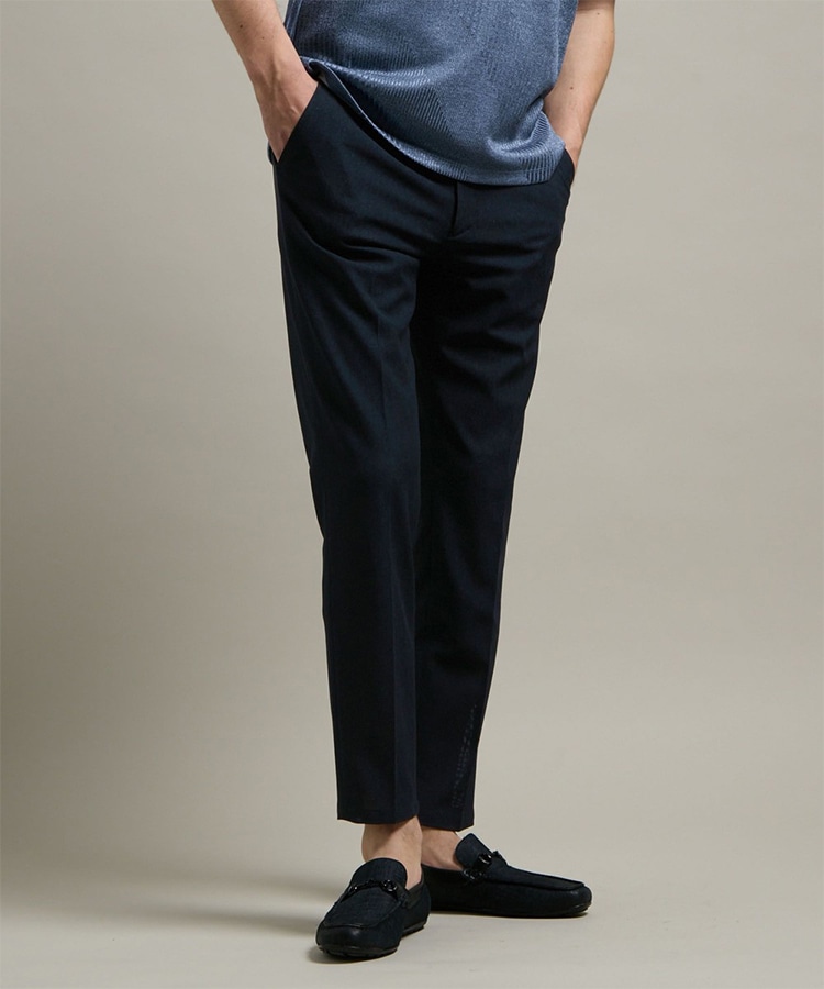 アラカルトプリント スタンドカラーシャツ