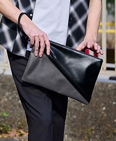 パネル2WAYクラッチバッグ