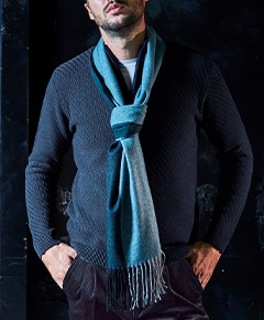 バイカラーマフラー