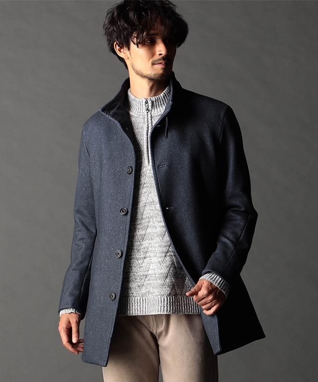 ダウンファブリック アラカルトスタンドコート