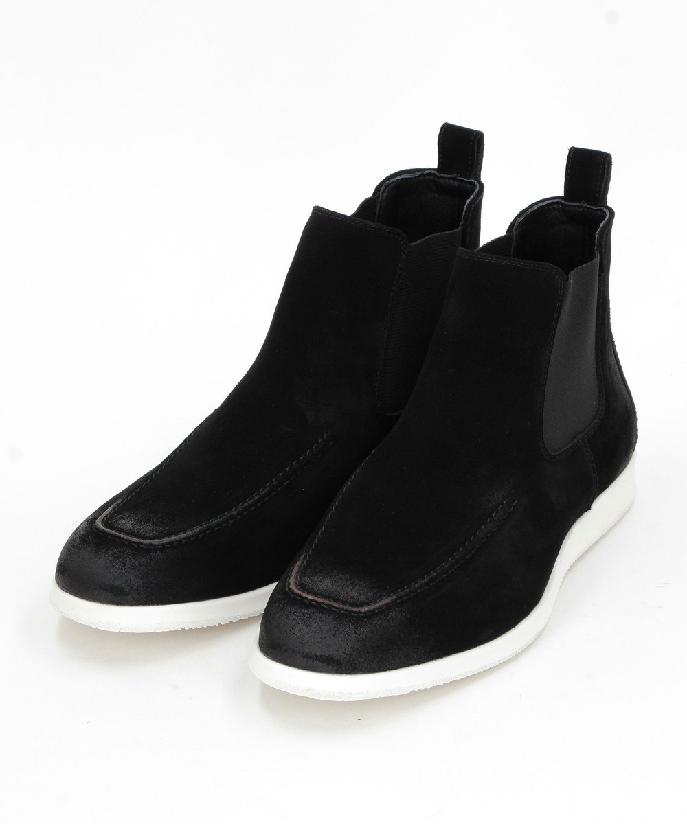 スエードレザー サイドゴアスニーカー