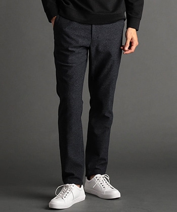 ヘリンボンストレッチ セットアップパンツ