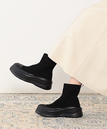 【WALDO】撥水糸軽量スニーカーブーツ