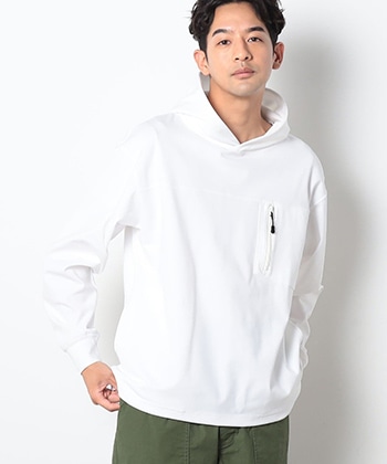 圧縮マイクロカノコプルパーカー