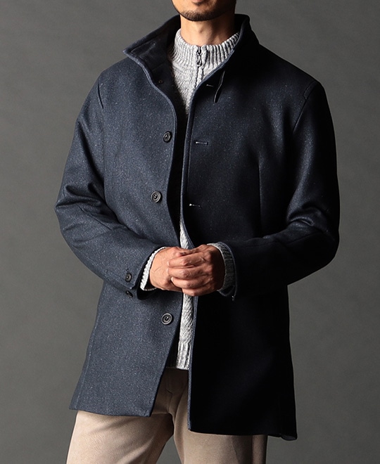 ダウンファブリック アラカルトスタンドコート