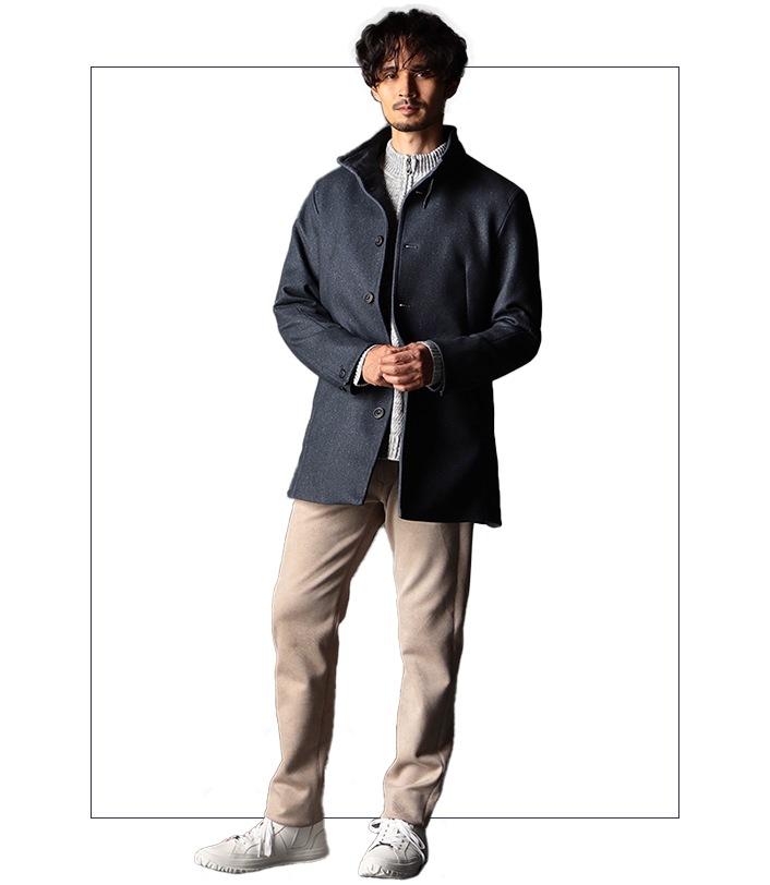 ダウンファブリック アラカルトスタンドコート