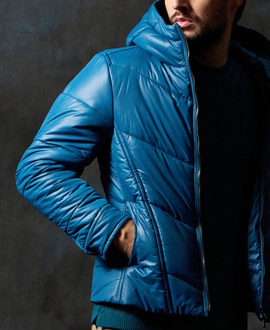 ナイロンタフタ 中綿ブルゾン