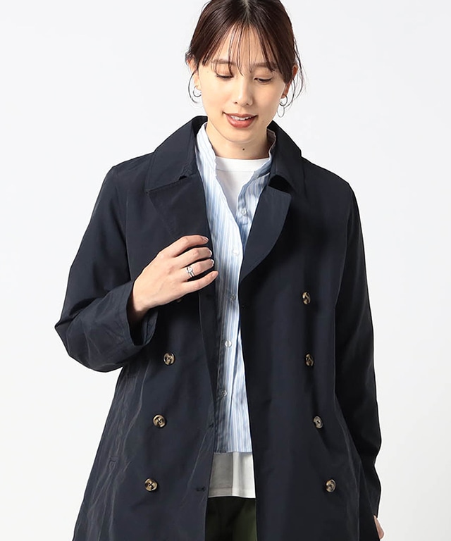 ミディ丈 ベーシックトレンチコート