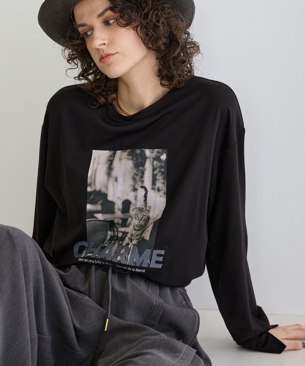 デザインロングスリーブTシャツ