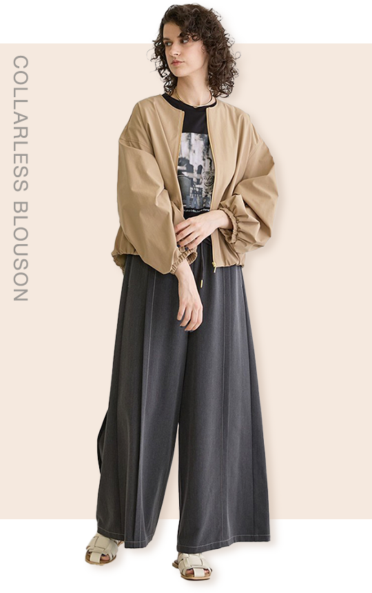 COLLARLESS BLOUSON