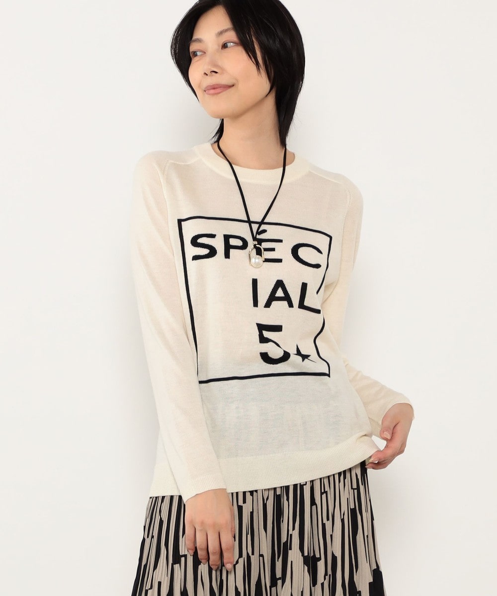 【WALDO】インターシャロゴプルオーバニット