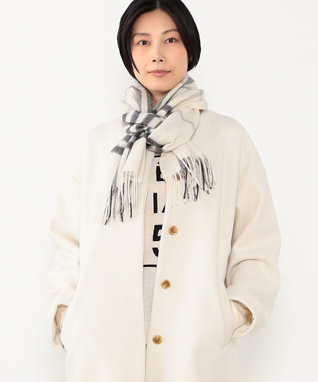 【WALDO】ノーカラーコクーンコート