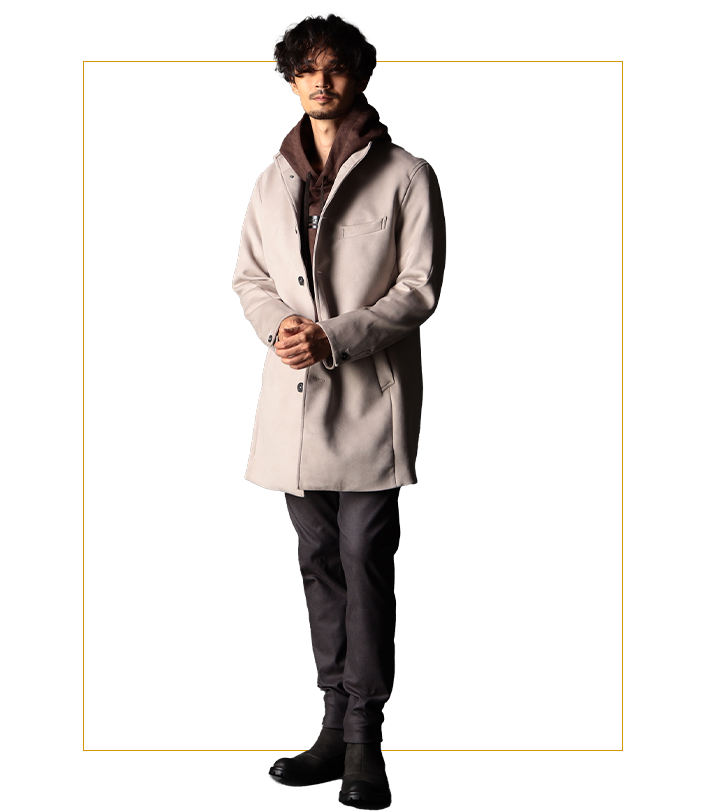 ベストライナー付き スタンドコート