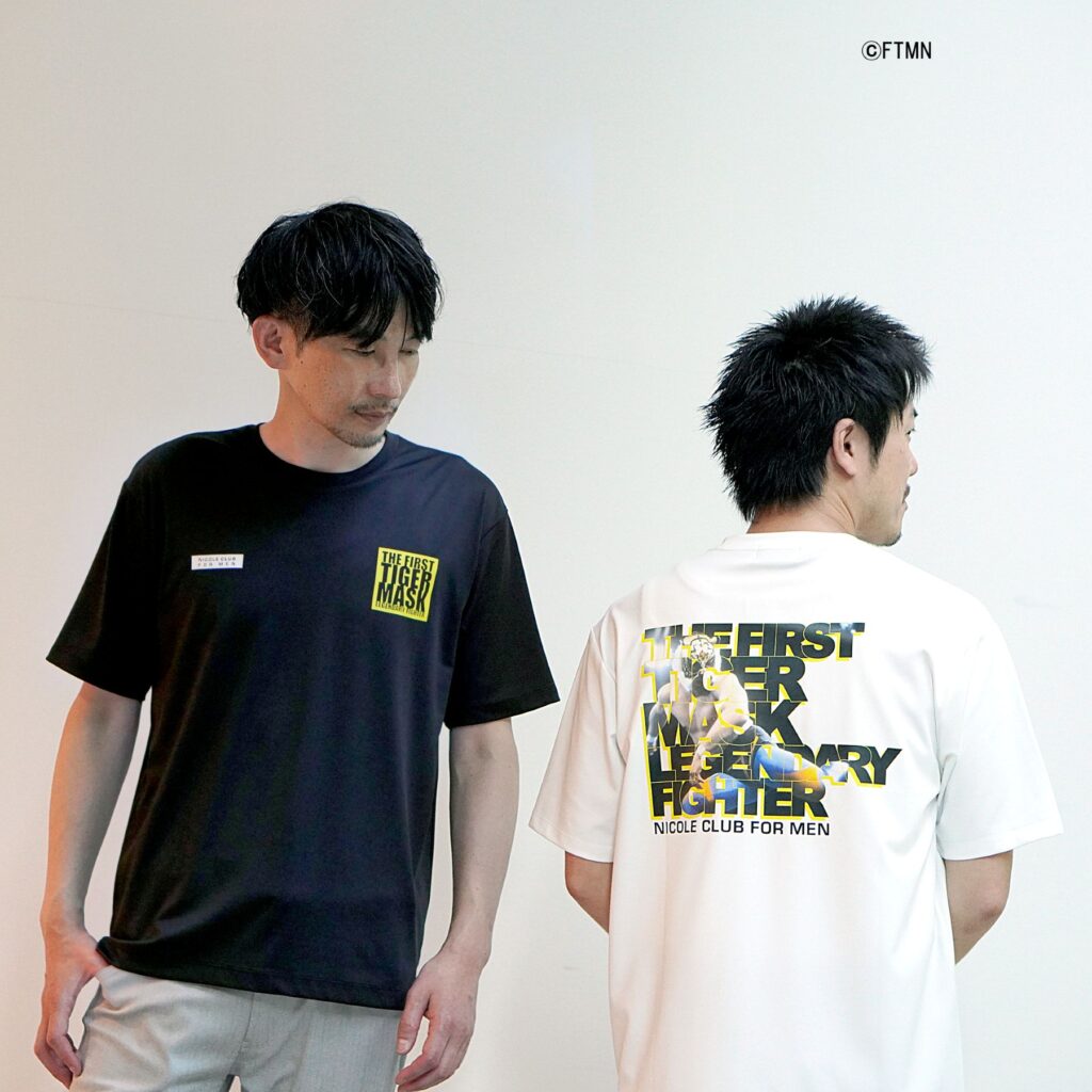 初代タイガーマスクニコルクラブフォーメンコラボTシャツ