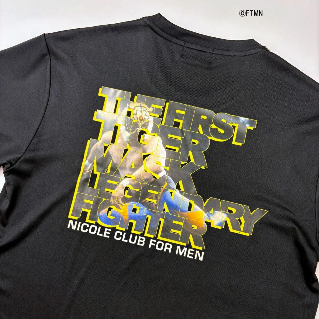 初代タイガーマスクニコルクラブフォーメンコラボTシャツ