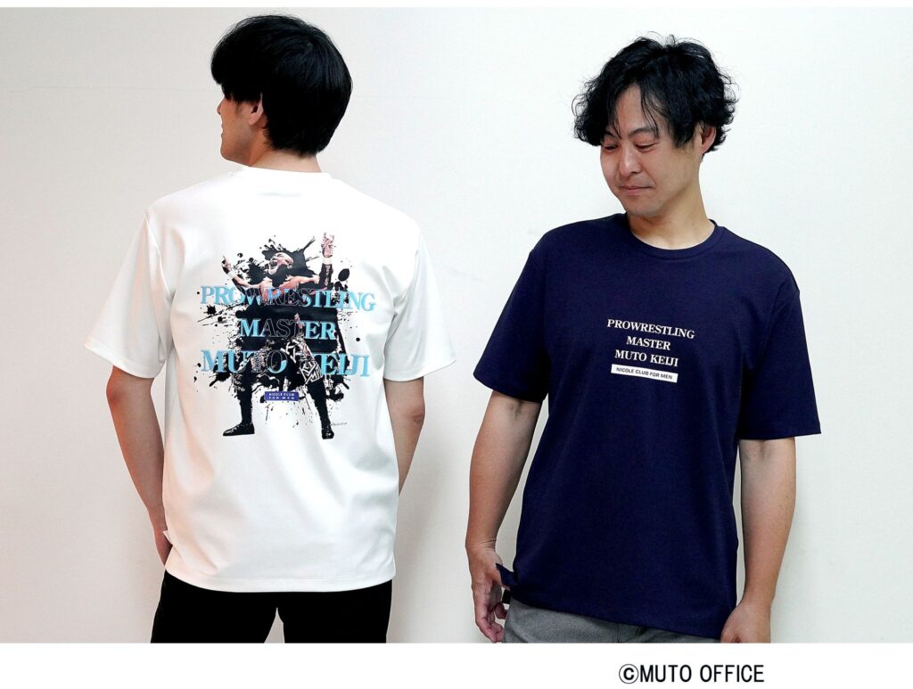 武藤敬司ニコルクラブフォーメンコラボTシャツ