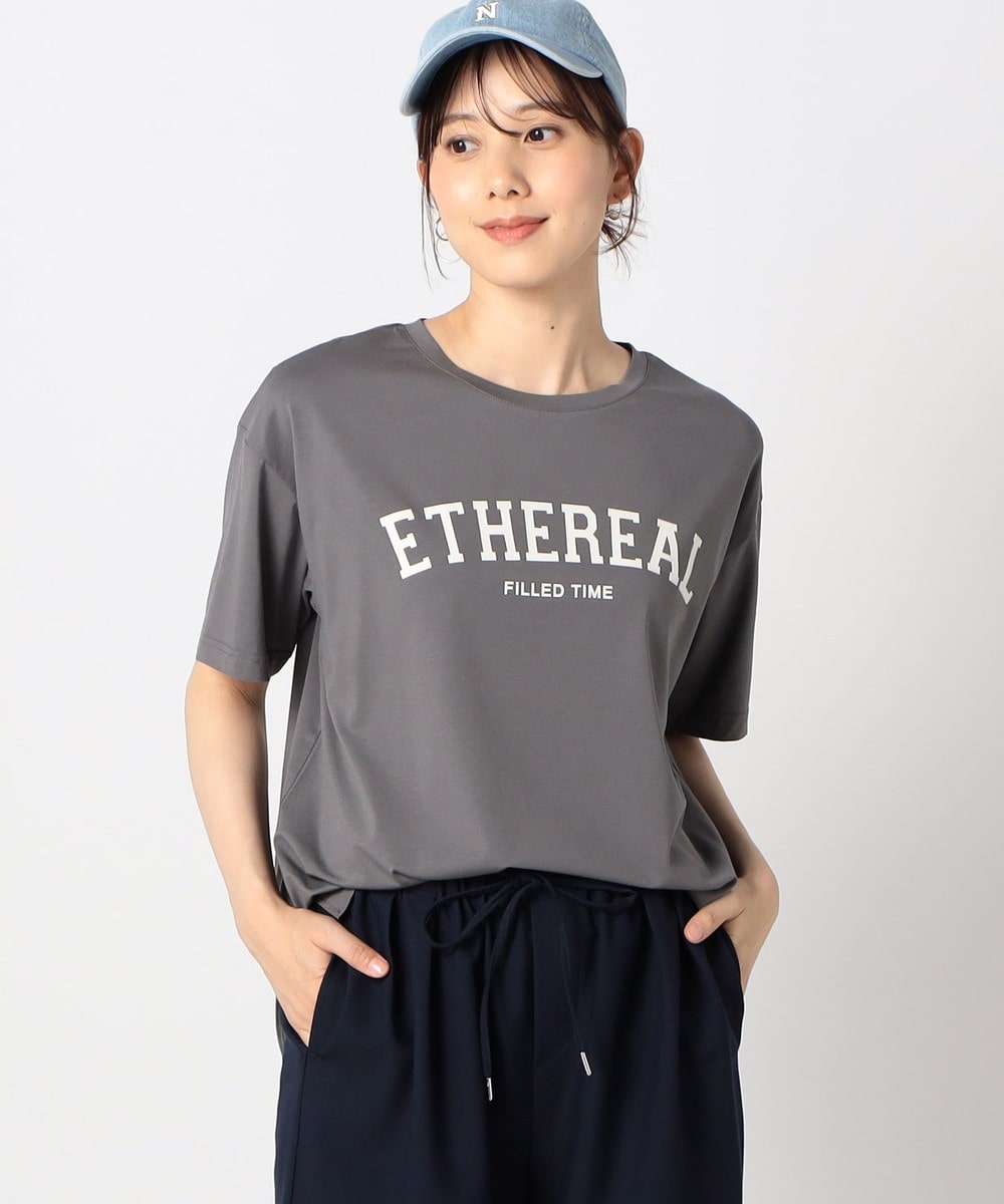 接触冷感ロゴTシャツ