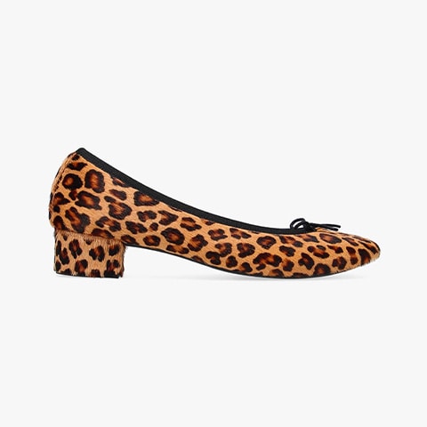 Camille gomme Ballerinas-Leopard