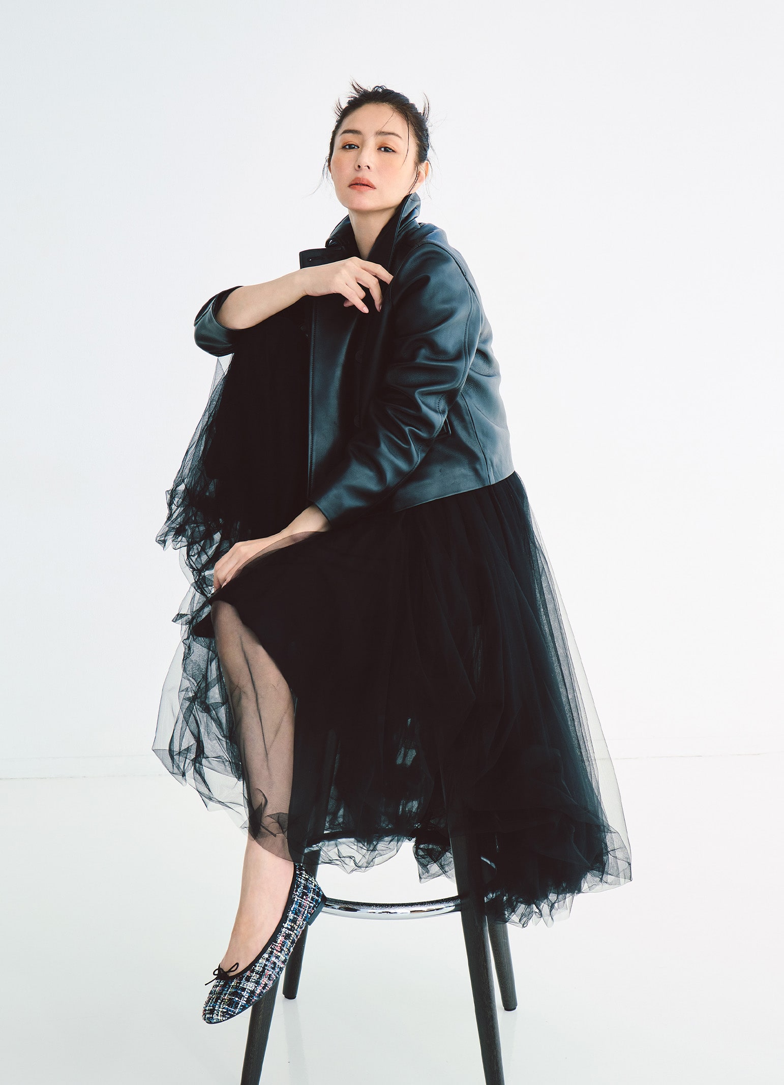 Cendrillon Haute バレエフラット - ラバーソール